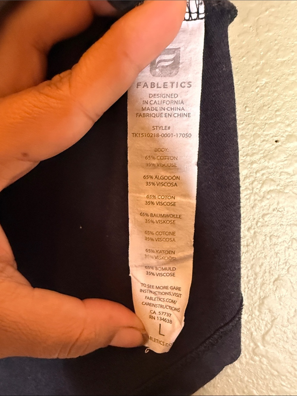 Fabletics Black Racerback Flared Tank - Picture 4 of 5